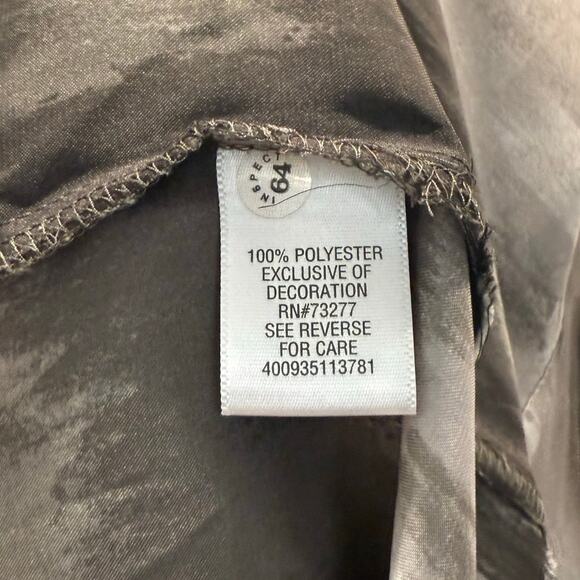 Simply Vera Vera Wang Womens Black White Print Semi-Sheer Blouse Size Medium - Picture 4 of 5